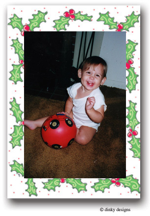 Dinky Designs Holiday Cards - HoliBerry Christmas