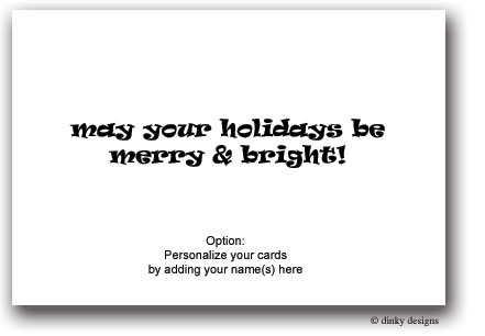 Dinky Designs Holiday Cards - Lots of Lights (HC-007L)