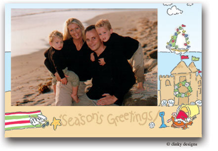 Dinky Designs Holiday Cards - Seashore Greetings (HC-120S)