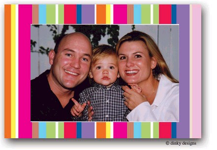 Dinky Designs Holiday Cards - Seasonal Stripes