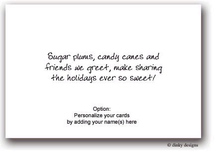 Dinky Designs Holiday Cards - Gingerbread (HC-154G)