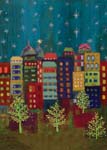 Good Cause Greetings - Abstract  City (NFCR0701)
