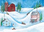 Good Cause Greetings - Country Sledders (PCAA0422)