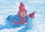 Good Cause Greetings - Baby & Snowman (PCAA0729)