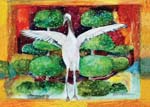 Good Cause Greetings - Dancing Crane  (WT0510)