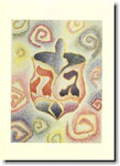 Indelible Ink Chanukah Card - Dreidel
