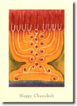 Indelible Ink Chanukah Card - Eight Lights Plus One