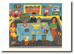Indelible Ink Chanukah Card - Chanukah in New York (#513)