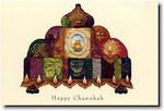 Indelible Ink Chanukah Card - The Mosaic Menorah