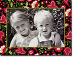 Boatman Geller Holiday Photo Card - Festive Floral (20616)