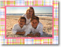 Digital Holiday Photo Cards by Boatman Geller - Madras Pink Patch