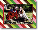 Boatman Geller Holiday Photo Card - Stripes Festive (17609)