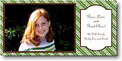 Boatman Geller Holiday Photo Card - Mod Vines Green (17644)