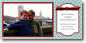 Boatman Geller Holiday Photo Card - Mod Waves Blue (17646)