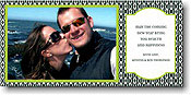 Holiday Photo Mount Cards by Boatman Geller - Mod Waves Black
