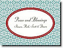 Holiday Calling Cards by Boatman Geller - Mosaic Blue