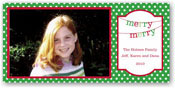 Boatman Geller Holiday Photo Card - Banner Merry Merry (18625)