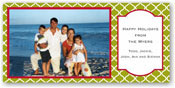 Boatman Geller Holiday Photo Card - Ann Tile Green (18640)
