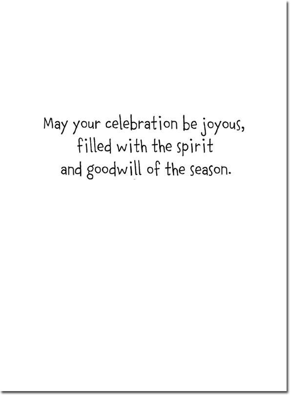 Paper People Holiday Cards - Interfaith Text
