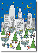 Paper People Holiday Cards - Skyline & Park