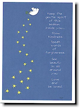 Paper People Holiday Cards - Starry Sky