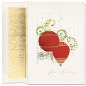 Masterpiece Studios - Pre-Printed Holiday Cards (Drawn Ornaments - Holiday Collection) (800800)