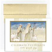 Masterpiece Studios - Pre-Printed Holiday Cards (Shepherds Flock - Holiday Collection) (809300)