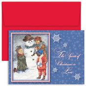 Masterpiece Studios - Pre-Printed Holiday Cards (Outdoor Fun - Holiday Collection) (809800)