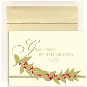 Masterpiece Studios - Pre-Printed Holiday Cards (Regal Greetings - Holiday Collection) (810700)