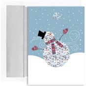 Masterpiece Studios - Pre-Printed Holiday Cards (Catching Snowflakes - Holiday Collection) (811600)