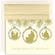Masterpiece Studios - Pre-Printed Holiday Cards (Christmas Blessing Ornaments - Holiday Collection) (814300)