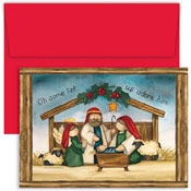 Masterpiece Studios - Pre-Printed Holiday Cards (Adore Him - Hollyville) (814500)