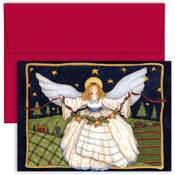 Masterpiece Studios - Pre-Printed Holiday Cards (Angel With Star Garland - Hollyville) (817200)