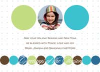 Noteworthy Collections - Digital Holiday Photo Cards (Greetings of the Season Dots) (DG-181)