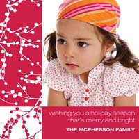Noteworthy Collections - Digital Holiday Photo Cards (Cranberries) (DG-184)