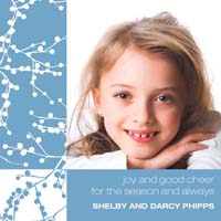 Noteworthy Collections - Digital Holiday Photo Cards (Blueberries) (DG-186)