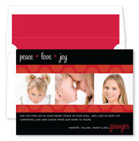 Noteworthy Collections - Digital Holiday Photo Cards (Holiday Dot Red) (DG-507)