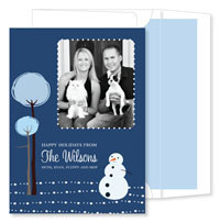 Noteworthy Collections - Digital Holiday Photo Cards (Blue Christmas) (DG-578)