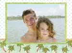 Noteworthy Collections - Holiday Photo Cards (Polka Dot Palms) (NWPE206)