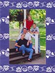 Noteworthy Collections - Holiday Photo Cards (Blue Batik) (NWPH2607)