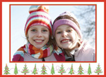 Noteworthy Collections - Holiday Photo Cards (Happy Holiday Trees) (PW2779)