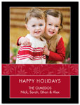 Digital Holiday Photo Cards (Winter Flowers) (CH311)