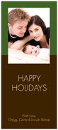 Digital Holiday Photo Cards (Chocolate Dipped - Vertical) (CH319)