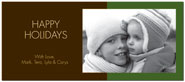 Digital Holiday Photo Cards (Chocolate Dipped - Horizontal) (CH320)