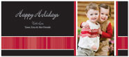 Digital Holiday Photo Cards (Elegant Stripe) (CH331)