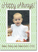 Picture Perfect - Digital Holiday Greeting Cards (Fanciful Lattice Green) (DH11SG07)