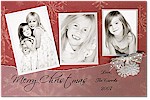 Scrapbook Holiday Photo Cards - Christmas Carols