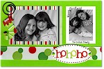Scrapbook Holiday Photo Cards - Ho Ho Ho