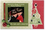 Scrapbook Holiday Photo Cards - Joy