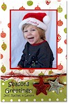 Scrapbook Holiday Photo Cards - Ornament Stars